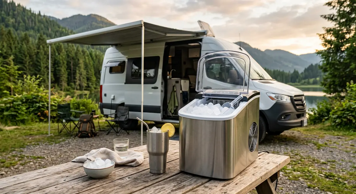 Mejor Máquina de Hielo para Caravana, Autocaravana y Camping 2026